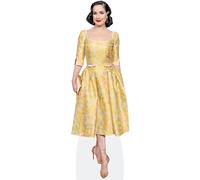 Dita Von Teese (Yellow Dress) a grandezza naturale