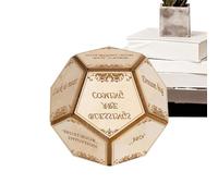 Ditale a 12 facce | Gioco decisionale con Dado | Gioco Da Tavolo Aiutando a Scegliere per Viaggi, Casa, Case, Uscite E