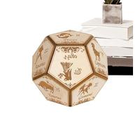 Ditale a 12 lati, accessorio di gioco per feste e serate, gioco da tavolo che aiuta a scegliere per viaggi, casa, casa, casa, casa, uscite e