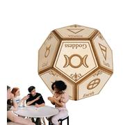 Ditale a 12 lati | Set di dadi poliedrici da lanciare per prendere decisione,Decisione poliedrica per giochi da tavolo, ideale per casa, viaggi, scuola e studenti