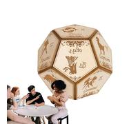 Ditale Decisione 12 Facce, Divertente Gioco Decisionale con Dado , Accessorio da Viaggio per Uscite scolastiche Soggiorni in Appartamento Studente e Partito tra Amici