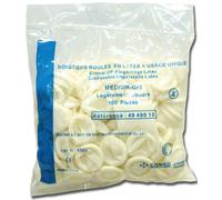 Ditale in lattice srotolabile, non sterile, monouso, per la protezione delle dit