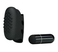 Ditale vibrante testurizzato Pretty Love Flirtation Steward nero, Poids 0.046 Kg, Colore Nero