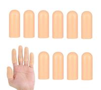 Ditali in Silicone Gel per Dita, Protezioni Elastiche per Dita, Guanti Protettivi per Ferite e Calli, Copridito per Manicure e Giardinaggio, Flessibili e Confortevoli