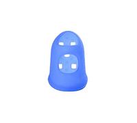 Ditali variopinti del silicone scavati fuori respirabile che gioca la manica del dito