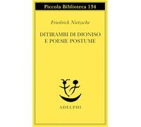 Ditirambi di Dioniso e Poesie postume