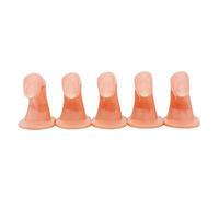 Dito finto in plastica per pratica nail art con unghie per esercitarsi a mano e nail art, strumenti decorativi (5 pezzi) design pratico