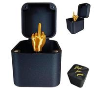 Dito medio in una scatola, confezione regalo a sorpresa con dito medio, regalo pop-up parodia perfetto con scatola per adulti, confezione regalo noiosa, regalo scherzo divertente (1pc)