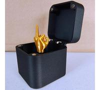 Dito medio in una scatola divertente sorprendente dito medio regalo scherzo giocattolo per la decorazione della scrivania