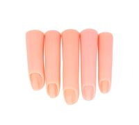 Dito per Pratica Manicure in Silicone Rosa per Nail Art | Strumento Riutilizzabile, Facile da Maneggiare, per Scuole Estetiche e Saloni, per Pennelli e Gel