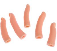 Dito Pratica Chiodo Dito In Silicone Modello Di Esercizio Dito Di Allenamento Per AcrilicoManicure Strumenti Di Moda 5 PezziPratico e intelligente