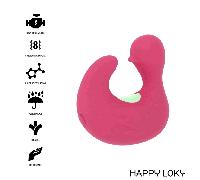 Dito stimolatore in silicone ricaricabile happy loky duckymania