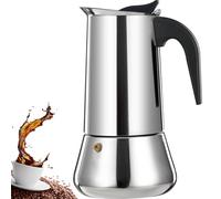 DITOSH 12 Tazze Stovetop Espresso Maker Moka Pot Espresso Maker in acciaio inox Percolator Italian Coffee Maker Capable Mocha Coffee Machine Cafe Classic Maker for Home e Camping 600ml 20oz