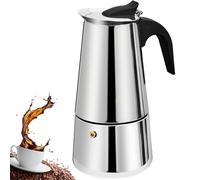 DITOSH 12 Tazze Stovetop Espresso Maker Moka Pot Espresso Maker in acciaio inox Percolator Italian Coffee Maker Capable Mocha Coffee Machine Cafe Classic Maker for Home & Camping 600ml 20oz