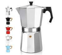 DITOSH 14 Tazze di Alluminio Espresso Stovetop Moka Pot Express Coffee Maker Percolator Italiano Classico Moka Macchina per Caffè Italiano e Cubano Brewing per la Casa e il Campeggio 700ml 23oz
