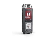 Philips Voice Tracer DVT7110/00 dittafono Flash card Antracite, Cromo