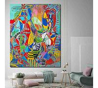 Dittelle Pablo Picasso Wall Art Canvas Astratto Poster Nordic Stampe Paesaggio Pittura Immagini da Parete per Decorazione Domestica 27,5 x 31,4 (70 x 80 cm) Nessuna cornice