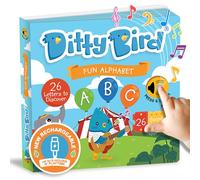 Ditty Bird ABC Fun Alphabet Interactive Sound Book for Toddlers 1- 3 Musical Books for Preschoolers Early Learning Toy