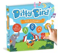 DITTY BIRD Divertente libro dell'alfabeto | Apprendimento ABC per i più piccoli | Libri audio per bambini da 1 a 3 anni e 2-4 anni | Canzone ABC | Libri musicali per bambini da 1 a