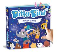 Ditty Bird Jewish Songs in Hebrew Interactive Musical Sound B (Libro di cartone)