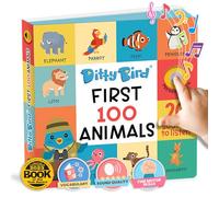 "Ditty Bird Libri Parlanti 100 Animali: Libri in Cartone Interattivi con Belle Immagini e Suoni per Bambini da 1 a 3 anni. Apprendimento del Vocabolario e del Linguaggio. Libri Sonori Resistenti."
