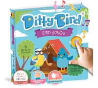 Ditty Bird Libro Edizione Uccello per Bambini: Realistico, Interattivo, Sensoriale, Musicale. Ideale 1-3 anni. Giocattoli Canciones de Cuna Resistenti.
