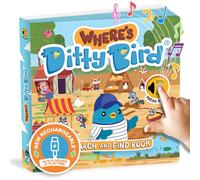 DITTY BIRD Libro sonoro per bambini: il nostro dove sei? Il libro musicale per bambini è il giocattolo perfetto per regali di 1 anno e 1 anno. Giocattolo educativo per i più piccoli.