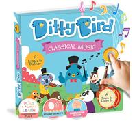 Ditty Bird - Livre Musical Bébé: 6 Chefs-d oeuvre Musique Classique