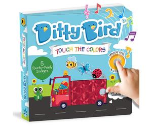 Ditty Bird Touch the Colors Interactive Sensory Sound Book fo (Libro di cartone)