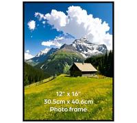 Ditwis Cornice 30x40, Cornice Nera per Poster, Foto e Opere d'Arte 40x30 cm, Porta Poster da Parete per Casa, Ufficio e Gallerie