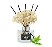 DIUFJAG 150ml - tè Bianco White Tea Profumo per Ambienti con 8 Bacchette,Profumate per la Casa,per Camera da Letto, Ufficio,Bagno,Scaffale