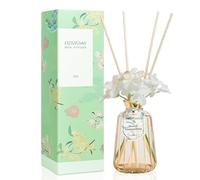 DIUFJAG 180ml - Osmanthus Profumatore per Ambienti,Diffusore Profumo Ambiente con 8 Bastoncini,Reed Diffuser Fragranze per Bagno,Appartamento