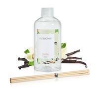 DIUFJAG 250ml - Vaniglia，Diffusore Profumo per Ambienti,con 6 Bastoncini Profumati,Reed Diffuser Refill per Casa,Ufficio,Bagno