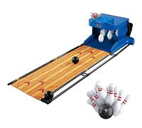 DIUNAOZI Gioco da Bowling per La Casa,Set da Bowling Elettronico Avanzato con Tabellone Segnapunti Digitale,Pista Portatile per Un Gioco Realistico al Chiuso,per Adulti E Famiglie 137.8in