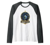 DIURNAL Study Moto Quotidiano delle Stelle Maglia con Maniche Raglan
