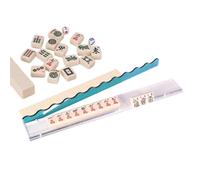 Diuyzoc Mahjong Rack, minimizza le interruzioni del gioco, 44,7 x 6,5 x 1,9 cm, rack Mahjong, supporto per piastrelle in acrilico trasparente, disposizione ordinata delle piastrelle, per riunioni di