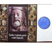 div. Künstler - Hudba v ceskych zemich v dobe Karla IV. / Doppel-Klapp-Bildhülle mit ORIGINAl 12 seitiger illustrierter Text-Beilage / SUPRAPHON # 12 2451-52 G