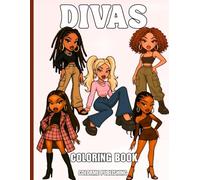 Diva Fashion Coloring Book: 30 Chic & Trendy Styles