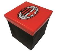 Diva Pouf Contenitore A.C. Milan - Prodotto Ufficiale Dimensioni: 31 x 31 x 33 cm