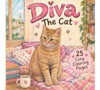 Diva The Cat: A Cozy and Cute Cat Coloring Book