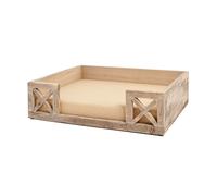 Divanetto in legno con cuscino per cani e gatti modello Londra