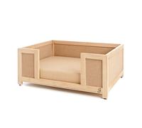 Divanetto in legno con cuscino per cani e gatti modello Vienna Ferribiella