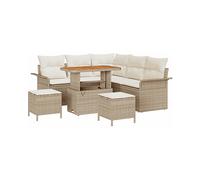 DIVANI DA GIARDINO VIDAXL 8 pezzi, Polyrattan, 71x90x55 cm