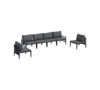 DIVANI DA GIARDINO VIDAXL Acciaio, 71x80x80 cm