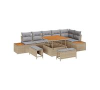 DIVANI DA GIARDINO VIDAXL modulare, Polirattan sintetico, 71x100x100 cm