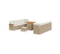 DIVANI DA GIARDINO VIDAXL modulare, Polyrattan, 80x80x71 cm