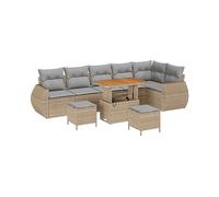 DIVANI DA GIARDINO VIDAXL Polyrattan, Acciaio verniciato a polvere, 55x90x71 cm