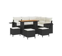 DIVANI DA GIARDINO VIDAXL Set con cuscino 9 pcs, Rattan sintetico, 71x110x55 cm