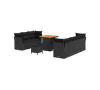 DIVANI DA GIARDINO VIDAXL Set di divano modulare per esterni, Poliratán,80x80x71 cm