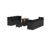 DIVANI DA GIARDINO VIDAXL Set di divano modulare per esterni, Polyrattan, 71x90x55 cm